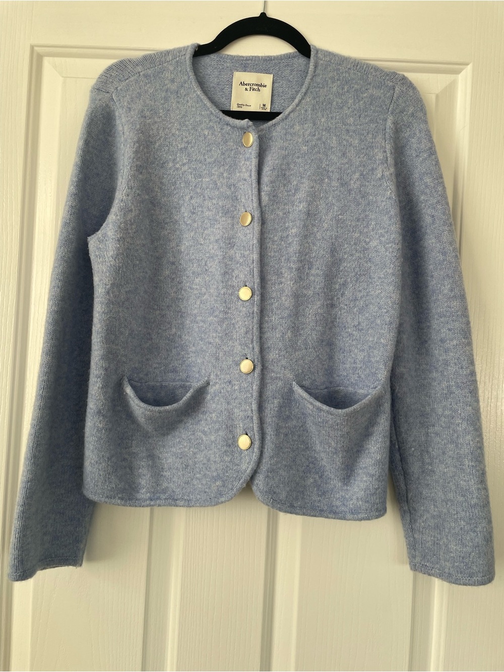 Abercrombie & Fitch Blue Button Cardigan